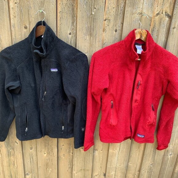 LOT OF 2 Patagonia Full Zip Sweater Jackets Small BOTH HAVE BROKEN ZIPPERS - Picture 2 of 9